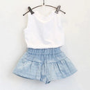 Summer Baby Girls Clothes Toddler Clothing Vest+Shorts 2PCS set Children Girls Costume 0-7Year Infant Outfits kidswear BC1152 - M & M Global