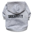 Security Dog Clothes Classic Pet Dog Hoodies Clothes For Small Dog Autumn Coat Jacket for Yorkie Chihuahua Puppy Clothing - M & M Global