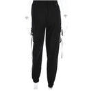 Womens Army Pants Casual Joggers Black Streetwear High Waist BDU Camo Army Hunting Trousers Korea Japan ouc347
