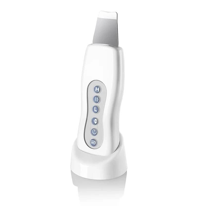Ultrasonic Skin Scrubber Cleaning Face Cleanser  Acne Remover Facial Lifting Massager Ultrasound Skin Care Peeling Clean Machine - M & M Global