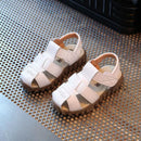 Leather Sandals Boys 2020 100% Soft Leather In Summer The New Boys And Girls Children Beach Shoes Kids Sport Sandals Princess S - M & M Global