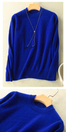 Super Warm 100% Mink Cashmere Sweaters and Pullovers Women Autumn Winter Soft Sweater Half Turtleneck Female Basic Pullovers