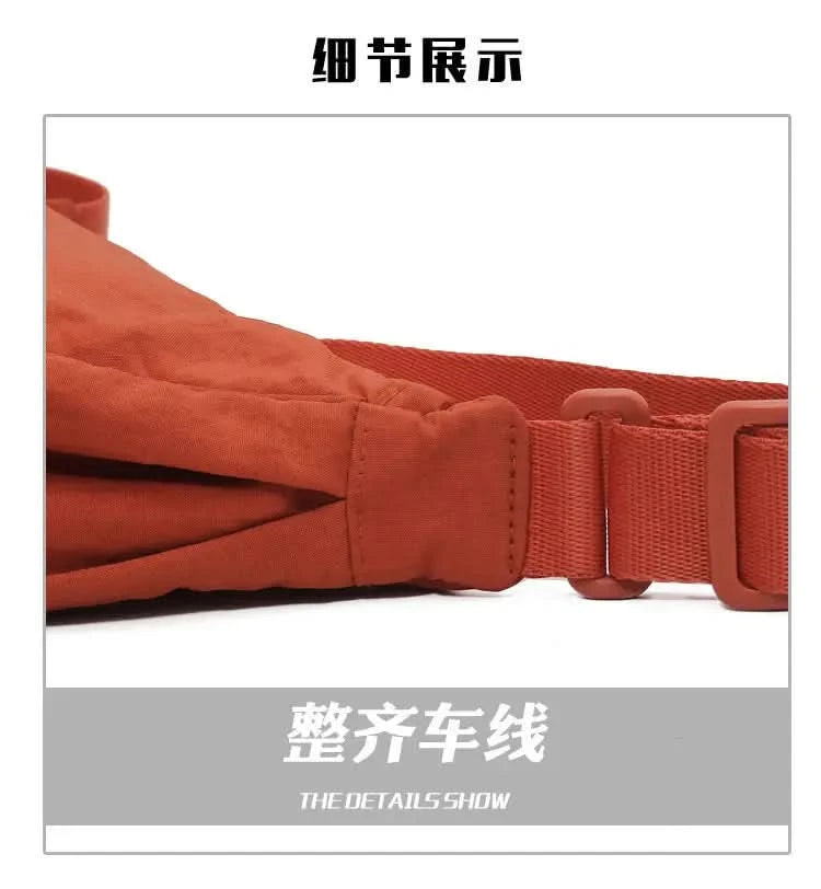 Simple Design Women's Messenger Bag Fashion Ladies Nylon Hobos Small Shoulder Bags Vintage Female Girls Purse Cloth Handbags - M & M Global