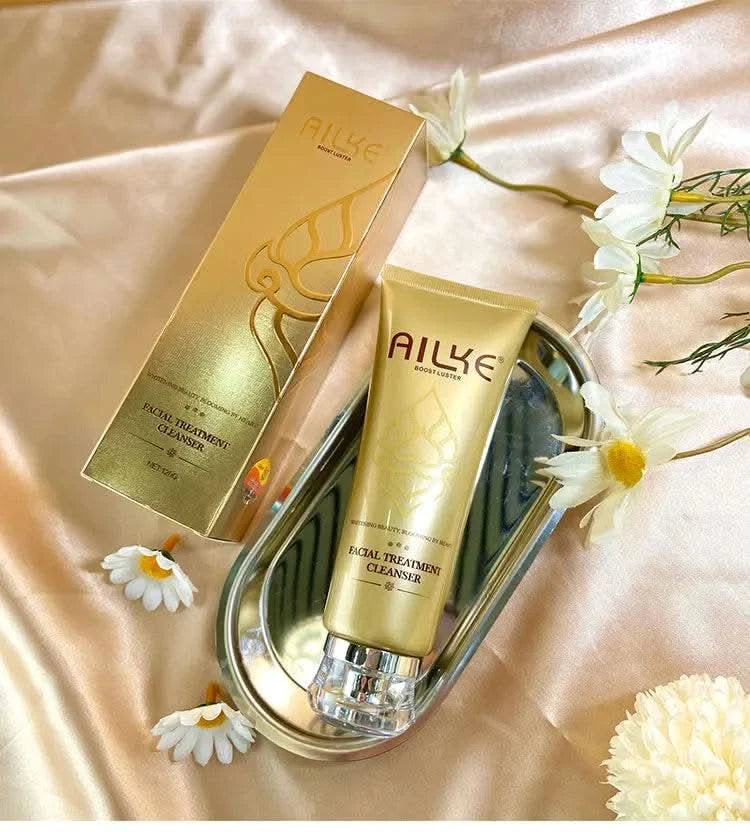 AILKE Whitening Remove Black Spots Facial Cleanser Refreshing Foaming Oil Control Non-irritating With Amino Acid Women Face Care - M & M Global