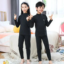 Autumn Winter Thermal Underwear Suit Girls Clothing Sets Boys Pajama Sets Baby No Trace Warm Sleepwear Candy Colors Kids Clothes - M & M Global