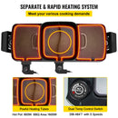 SucceBuy 2in1 Electric BBQ Pan Grill Hot Pot Multifunction Home Portable Smokeless Nonstick Detachable Hot Pot Barbecue Plate