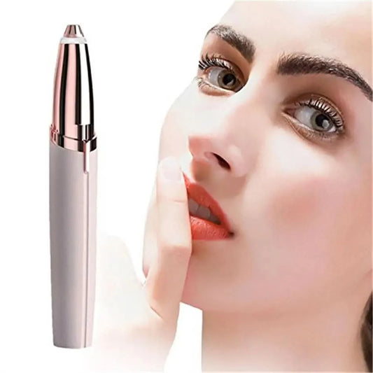 USB Electric Eyebrow Trimmer Makeup Painless Eye Brow Epilator Mini Shaver Razors Portable Facial Hair Remover Women Depilator - M & M Global