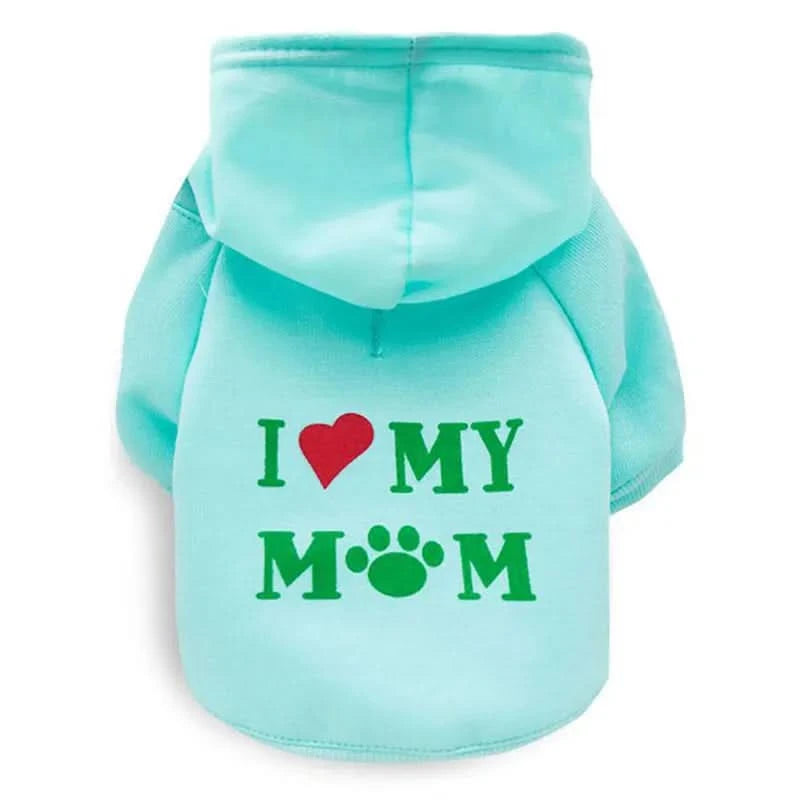 Security Dog Clothes Classic Pet Dog Hoodies Clothes For Small Dog Autumn Coat Jacket for Yorkie Chihuahua Puppy Clothing - M & M Global