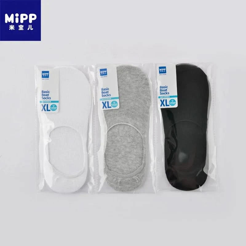 5pairs/lot children's invisible shallow mouth no trace short girls boat socks Slip Silicone white black baby boys sock for kids - M & M Global