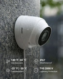 ANNKE C500 Ultra HD 5MP POE Camera IP67 Weatherproof Security Network White Dome 2.8mm EXIR Night Vision Email Alert PoE Camera
