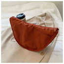Simple Design Women's Messenger Bag Fashion Ladies Nylon Hobos Small Shoulder Bags Vintage Female Girls Purse Cloth Handbags - M & M Global