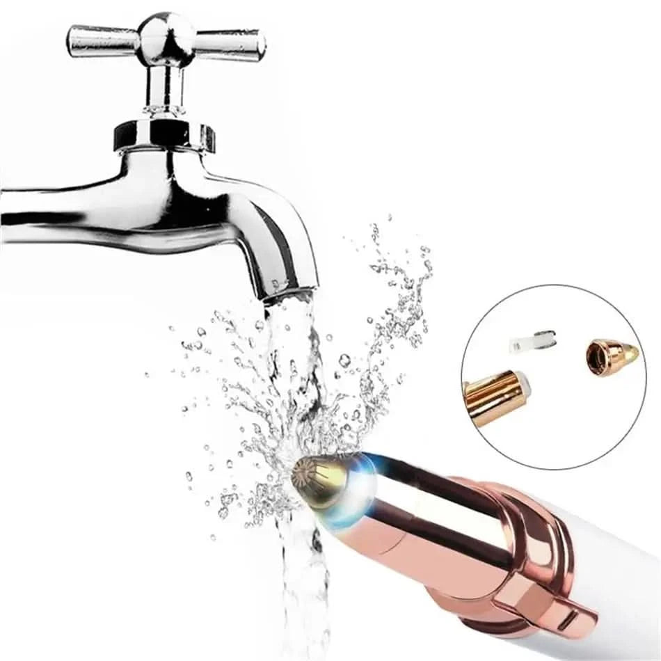 USB Electric Eyebrow Trimmer Makeup Painless Eye Brow Epilator Mini Shaver Razors Portable Facial Hair Remover Women Depilator - M & M Global