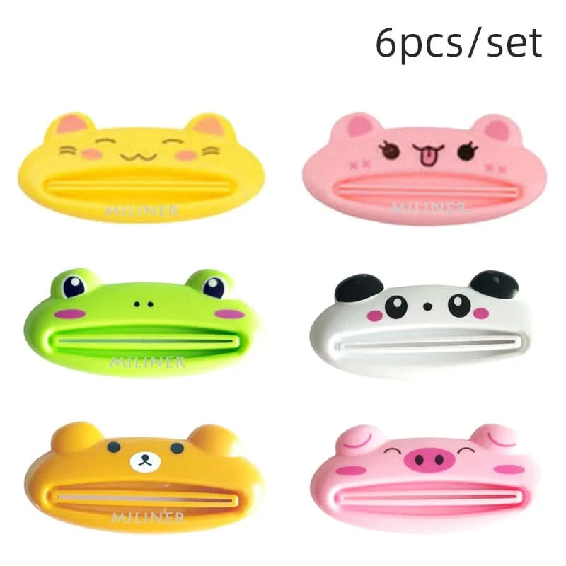 New Bathroom Accessories Toothpaste Squeezer Tooth Paste Dispenser Tube Squeezer Facial Cleanser Press Rolling Holder for Kids - M & M Global