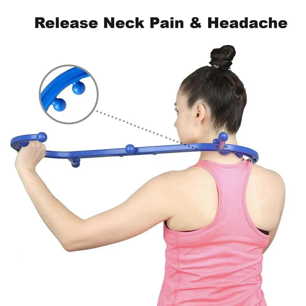 Deep Pressure massage tool body massager Trigger Point Self Massage Stick Body Muscle Relief Back Massager Thera Cane - M & M Global