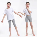 3-15Y girls spring summer pants calf-length leggings short Candy Color pants girls legging Knee Length baby girls cotton pants - M & M Global