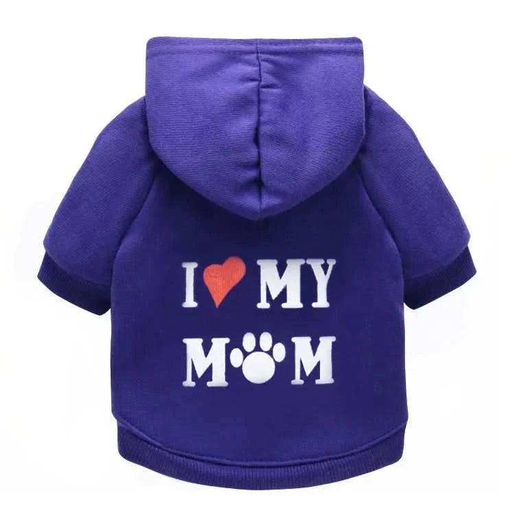 Security Dog Clothes Classic Pet Dog Hoodies Clothes For Small Dog Autumn Coat Jacket for Yorkie Chihuahua Puppy Clothing - M & M Global