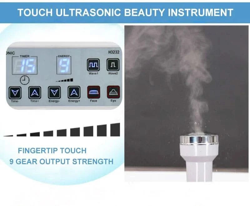 Anti Aging Ultrasonic Machine Ultrasound Facial Massager Body Eye Face Massage Tightens Skin Deep Cleaning Skincare Beauty Tools - M & M Global