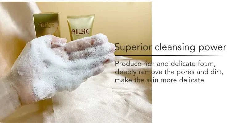 AILKE Whitening Remove Black Spots Facial Cleanser Refreshing Foaming Oil Control Non-irritating With Amino Acid Women Face Care - M & M Global