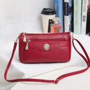 Crossbody Bags for Women PU Leather Messenger Bags Female Multiple Pocket Shoulder Bags Ladies Square Messenger Phone Purse - M & M Global