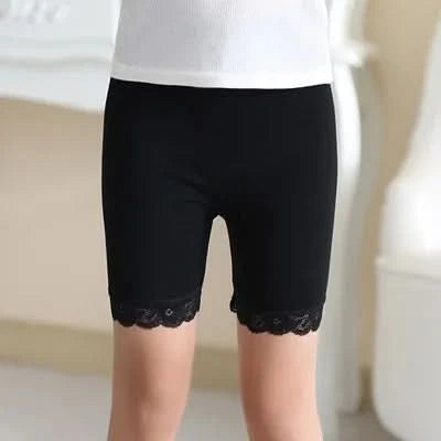 3-15Y girls spring summer pants calf-length leggings short Candy Color pants girls legging Knee Length baby girls cotton pants - M & M Global