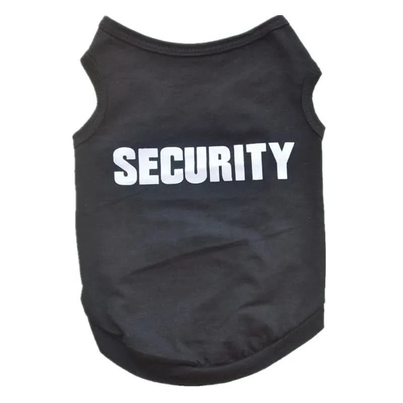 Security Dog Clothes Classic Pet Dog Hoodies Clothes For Small Dog Autumn Coat Jacket for Yorkie Chihuahua Puppy Clothing - M & M Global