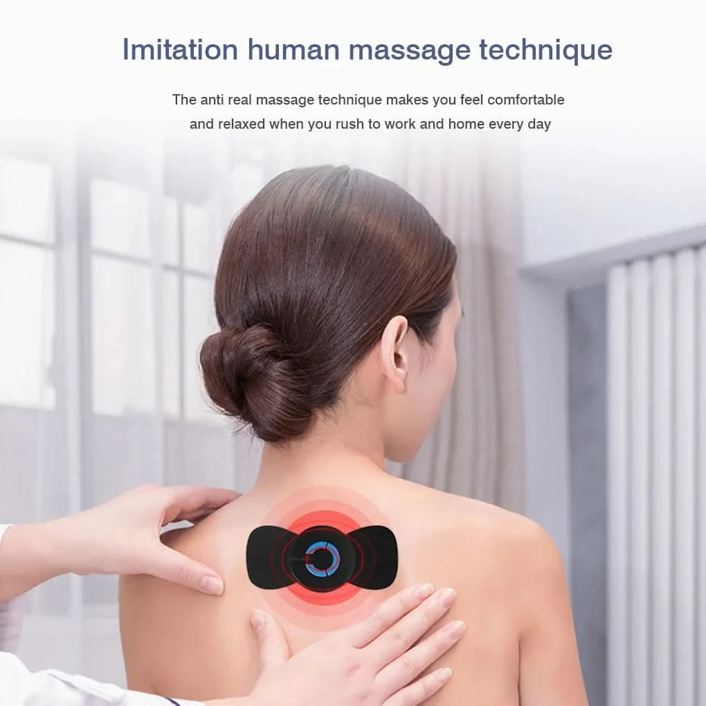 Small Electric Neck Massager Cervical Massage Stimulator Arthritis Muscle Shoulder Legs Massager 6 Modes Full Body Massager - M & M Global