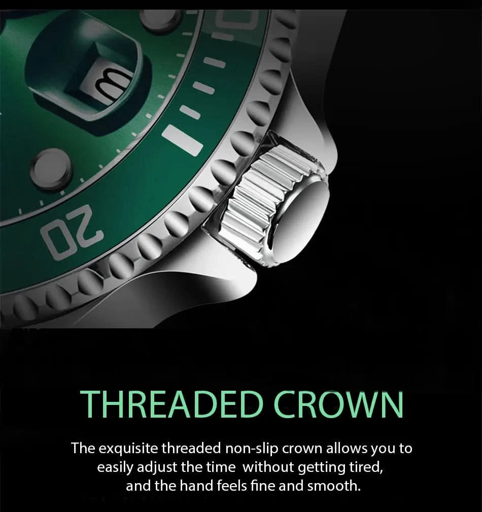 Reloj LIGE Top Brand Luxury Fashion Diver Watch Men Waterproof Date Clock Sport Watches Mens Quartz Wristwatch Relogio Masculino - M & M Global