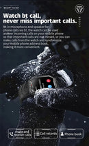 SKMEI Outdoor Sport Compass Smart Watches For Men Women 650Mah Battery 3ATM Waterproof Voice Assistant Bluetooth Call Smartｗatch - M & M Global