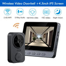 Wireless wireless smart video doorbell,Wireless intercom,Real-time notification,Two-way HD camera,Night vision monitor HD camera