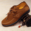 Men's Traditional Style Slip-On Loafers - Breathable and Durable Rubber Soles - Plaid and Wear-Resistant, Suitable for Business, Leisure and Outdoor Use - M & M Global