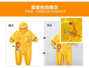 Children Rainwear And Rain Pants Sets Kids Boys Girls Waterproof Jumpsuit Hooded One-Piece Cartoon Dinosaur Waterproof Baby Suit - M & M Global