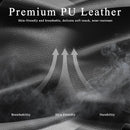 Gaming Chair with Pocket Spring Cushion and Footrest, Ergonomic Computer Chair for Adults, Breathable PU Leather Game Chair, Adj