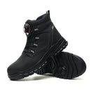 Waterproof Safety Boots Men Indestructible Steel Toe Work Boots Anti-smash Stab-resistant Safety Shoes Biker Botas Para Hombre
