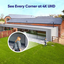 Sannce 4K POE Camera H.265 Human Detection Smart Tracking Full color Onvif 8MP IP Security Camera Protect For Video Surveillance