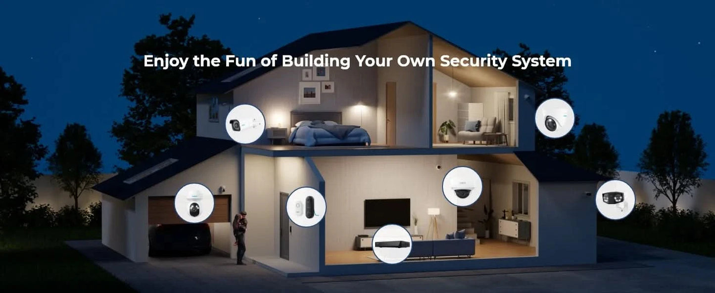 Reolink 5MP IK10 Vandal-Proof PoE Security Camera 4K Outdoor Turret IP Camera 8MP IP67 Waterproof Surveillance Cameras