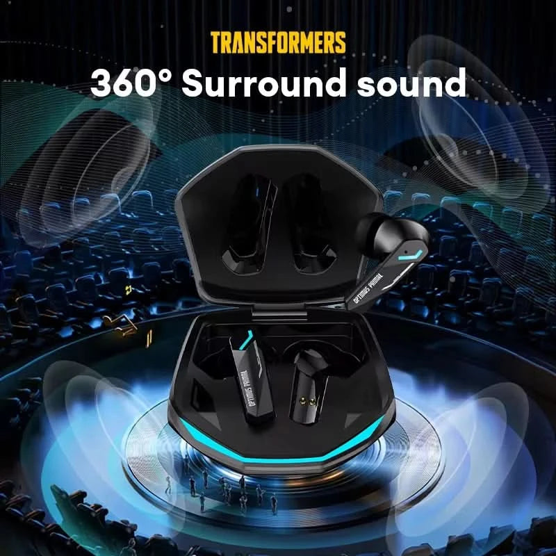 Ship From US Transformers Bluetooth Earphones Wireless Gaming Headset GM2 Pro Low Latency Earbuds HD Call with Mic 2025 New