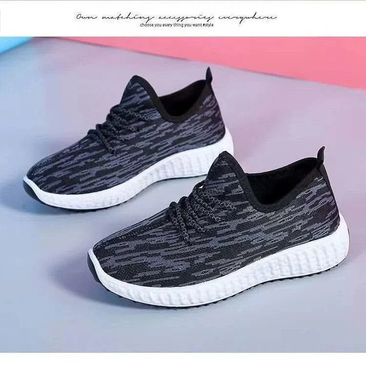 2025/Hot selling sports shoes women's Korean version fashion casual hot selling coconut shoes soft sole breathable running shoes - M & M Global