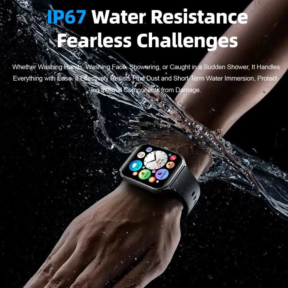 New Ultra Thin Smart Watch men 1.96" AMOLED 360*360 HD Pixel Display Always Show Time Call Reminder Smartwatch Ladies For huawei - M & M Global
