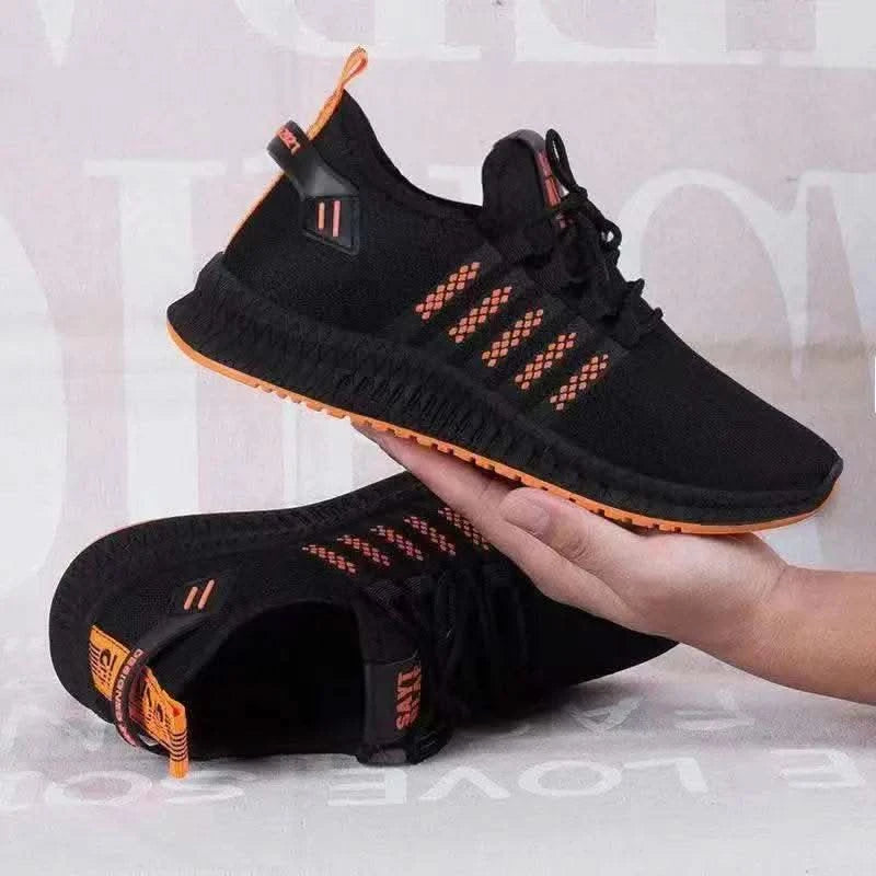 2024 Autumn New Trendy Men's Shoes Mesh casual non slip sneakers Fashion breathable male footwear Outdoor comfortable light shoe - M & M Global