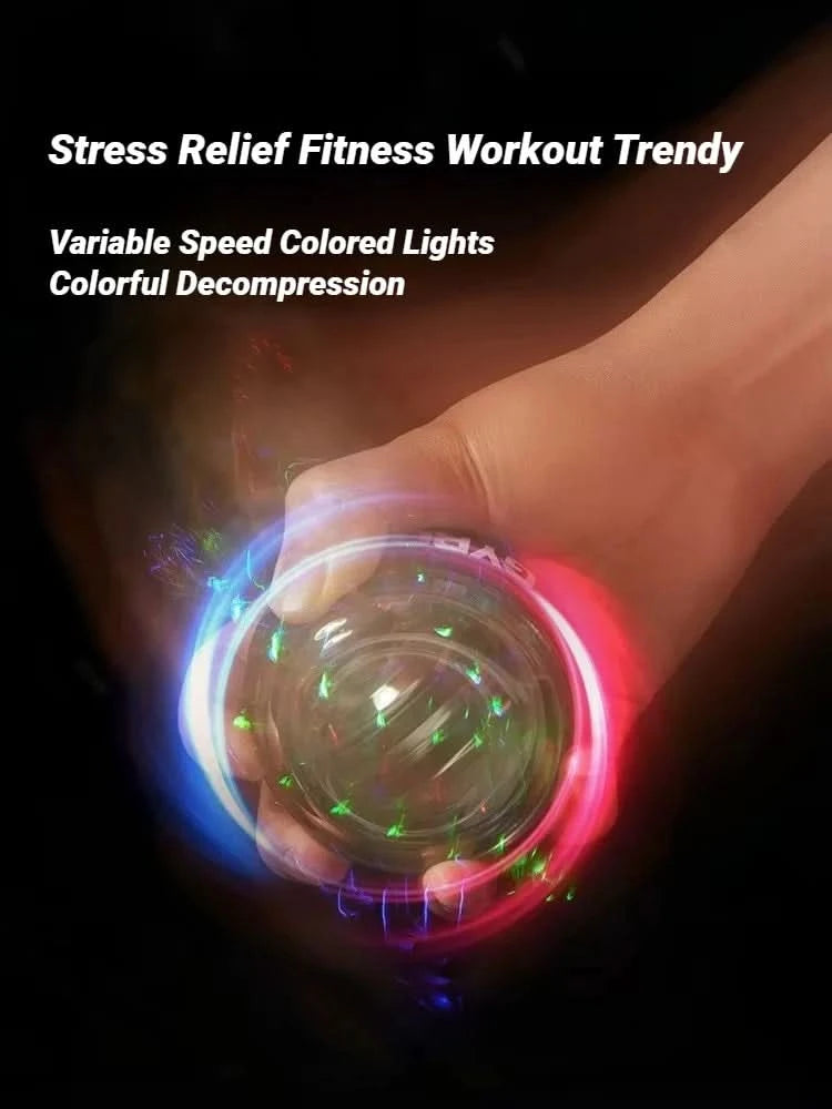 Gyroball Powerball Forearm Exerciser Muscle Fitness Equipment Gyroscope Power Ball Gyro Wrist Booster Trainer Hand Exercise - M & M Global
