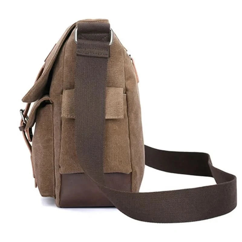 Men's Vintage Canvas Bag Men Casual Crossbody Bag For Men Messenger Bag Man Travel Shoulder Bags Bolsa Masculina High Quality - M & M Global