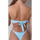 New Metal Star Bandeau High Cut Thong Bikini Women Swimwear Female Swimsuit Two-pieces Bikini set Bather Bathing Suit Swim V6422 - M & M Global