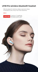 Ship From US Lenovo LP40 Pro Bluetooth Wireless Earphones Low Latency Sports Music Headphones Noise Reduction Earbuds