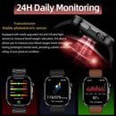 New ECG+PPG Smart Watch Men Heart Health Blood Pressure Uric Acid BMI Overall Health Analysis Professional Care Smartwatch Men
