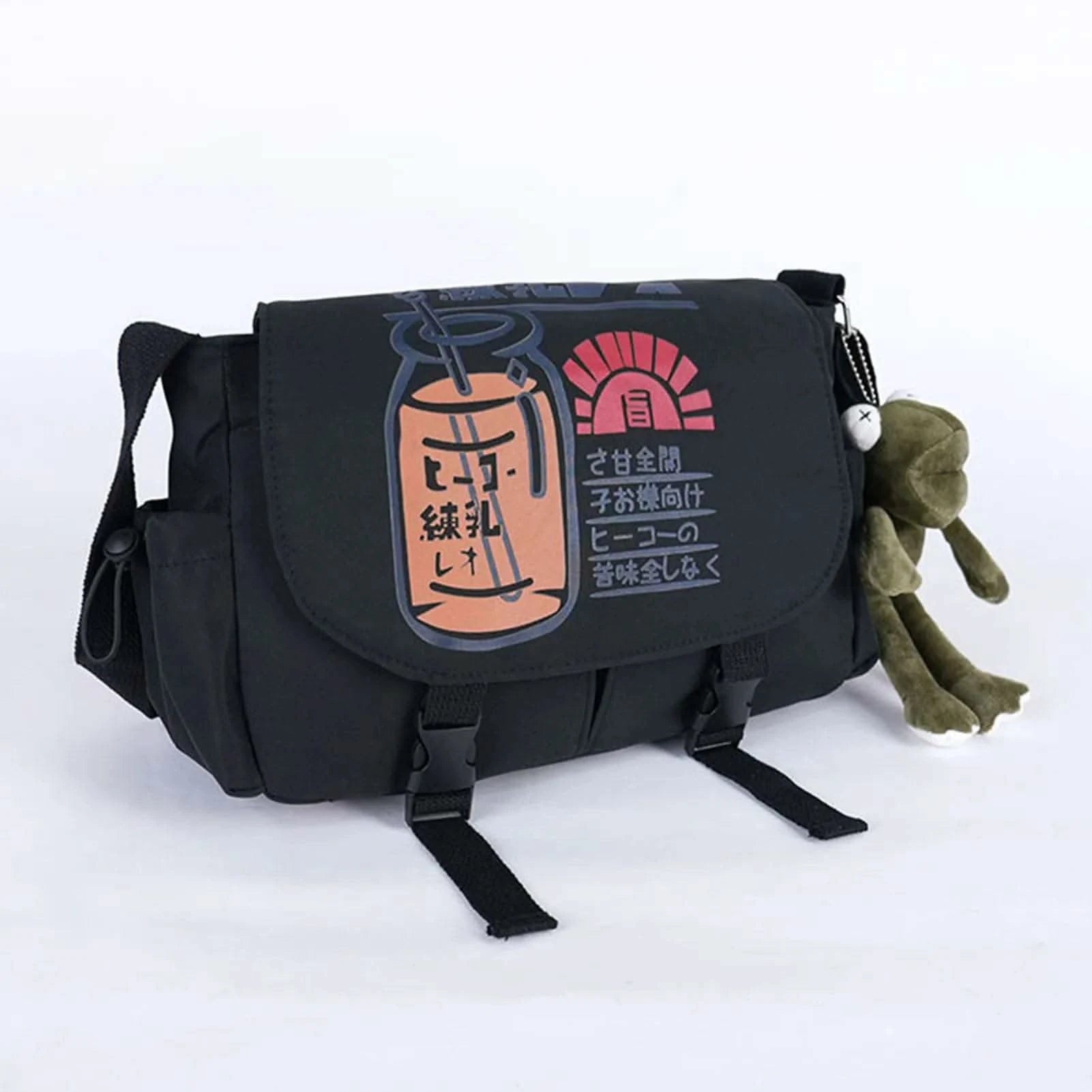 Casual Messenger Shoulder Bag Large Capacity Crossbody Bag with Adjustable Strap for Mobile Phone Cosmetics Keychain - M & M Global