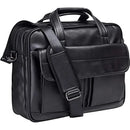 Vintage Messenger Bag for Men 17 Inch Laptop Briefcase Multi Pocket Faux Leather Shoulder Bag Business Crossbody Bag Travel - M & M Global