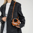Retro Versatile Ladies Mini Handbag Women Big Rivet Personality Luxury Designer Crossbody Bags for Women Streetwear Shoulder Bag - M & M Global