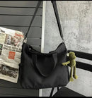 Waterproof Shoulder Bag Women's Multi Pocket Nylon Messenger Bag Preppy Canvas Handbag Women - M & M Global