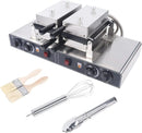 Walnut Waffle Maker Machine 1500W 20PCS Walnut Crisp Maker Electric Walnut Sweet Cake Machine Stainless Steel Pancake Snack Make - M & M Global