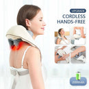 Dropshipping Electric Neck And Shoulder Massager Shiatsu Shawl Kneading Massage Pillow Shoulder Leg Body - M & M Global